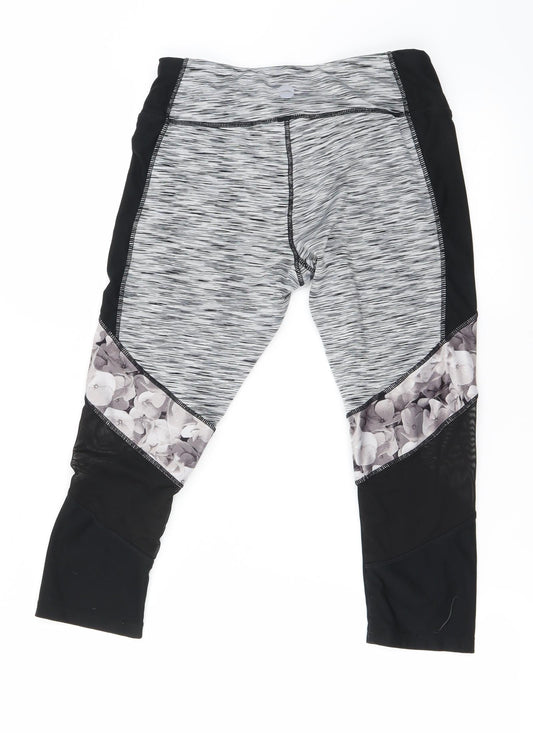 Preworn Womens Grey Cropped Leggings Size S L20 in