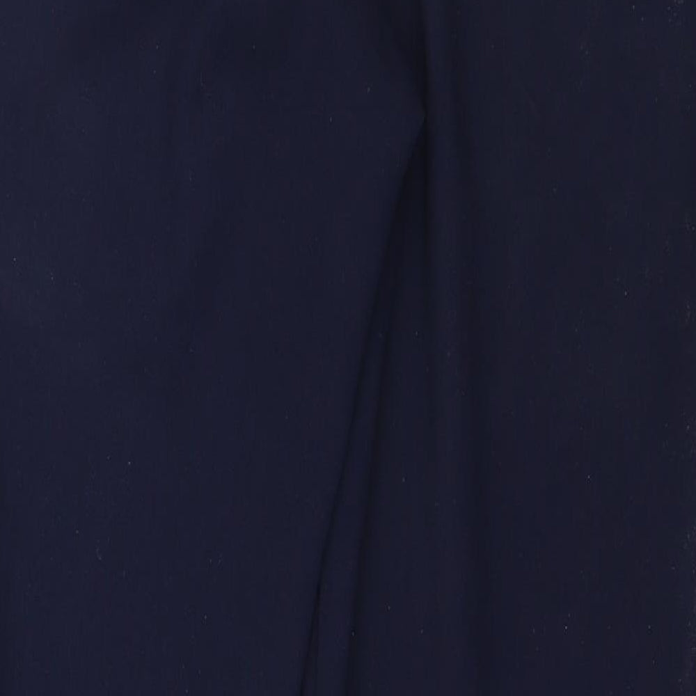 Topshop Womens Blue Trousers Size 6 L27 in