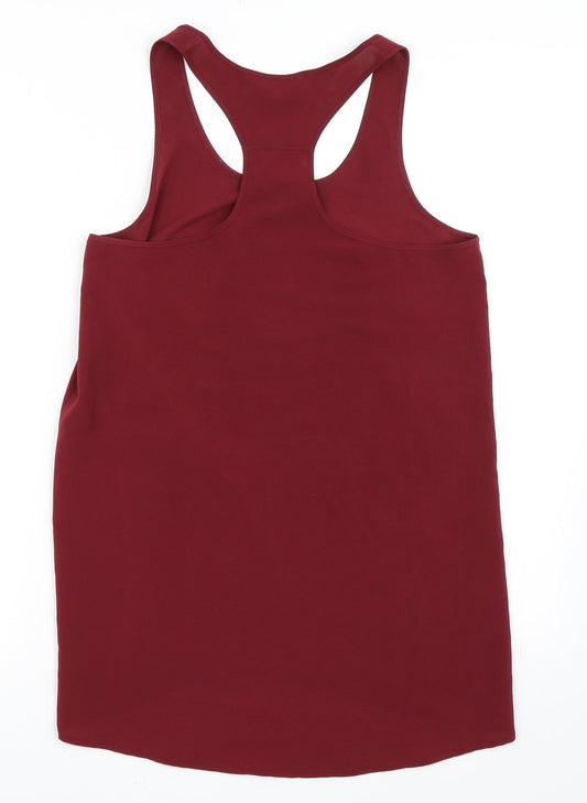 ABOUND Womens Red Basic Tank Size S