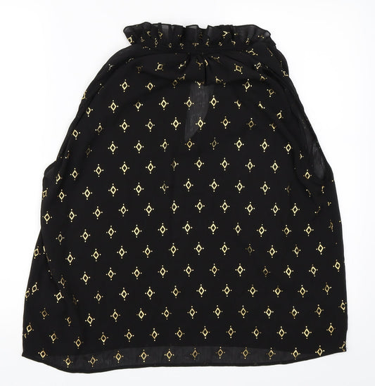H&M Womens Black Basic Blouse Size 40