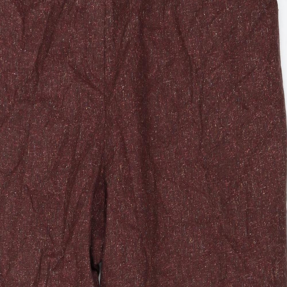 Cotswold Collections Womens Red Cropped Trousers Size 18 L26 in