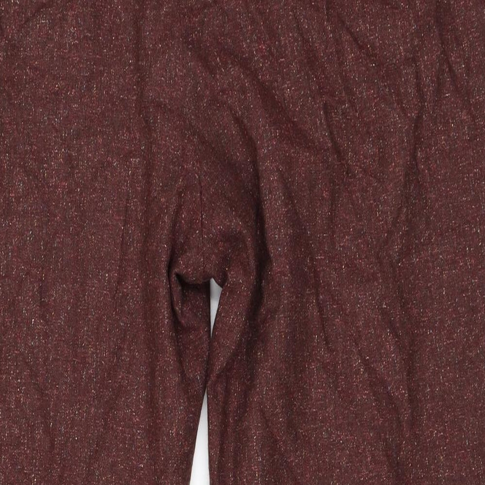 Cotswold Collections Womens Red Cropped Trousers Size 18 L26 in