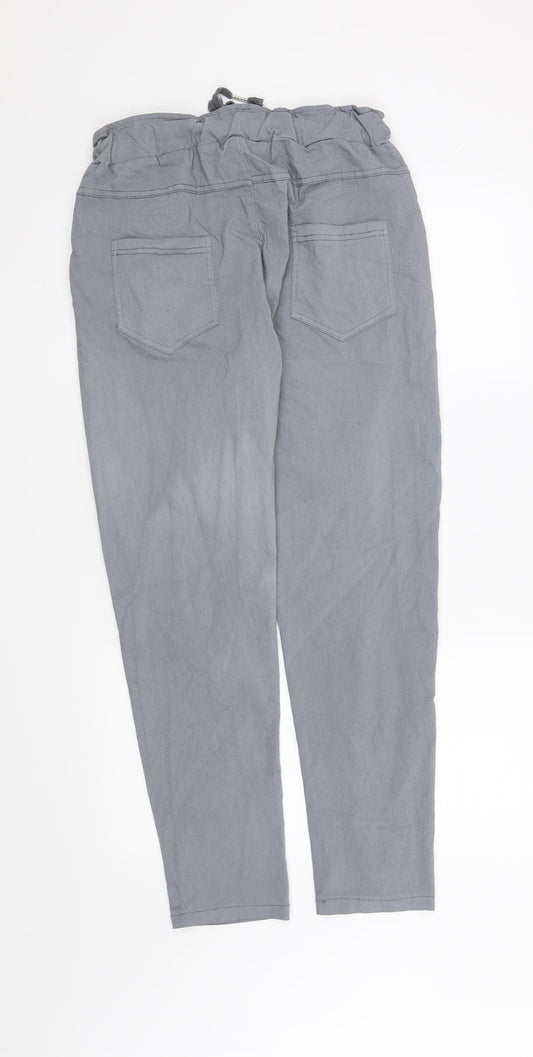 Preworn Womens Grey Trousers Size L L28 in