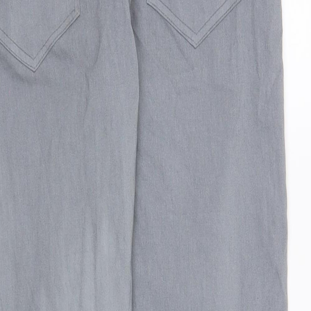 Preworn Womens Grey Trousers Size L L28 in