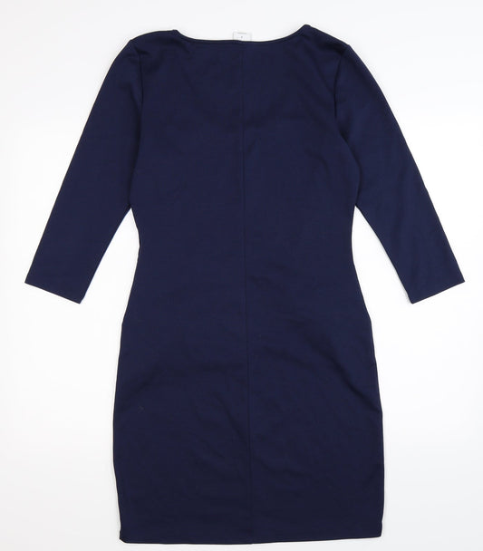 VERO MODA Womens Blue Bodycon Size M