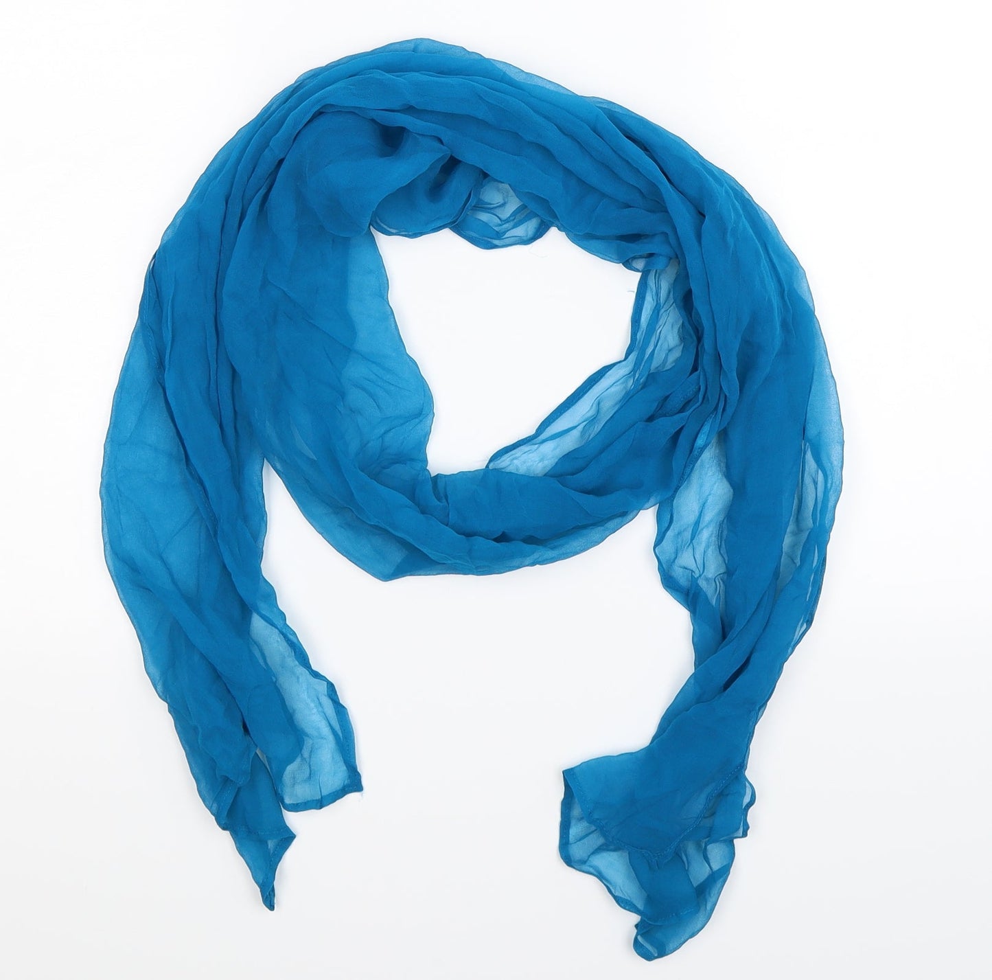 Preworn Womens Blue Scarf