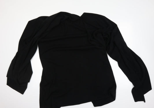 Ann Harvey Womens Black Cape Jumper One Size