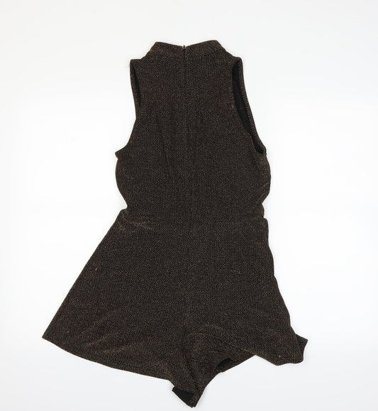 Top shop Womens Gold A-Line Size 10