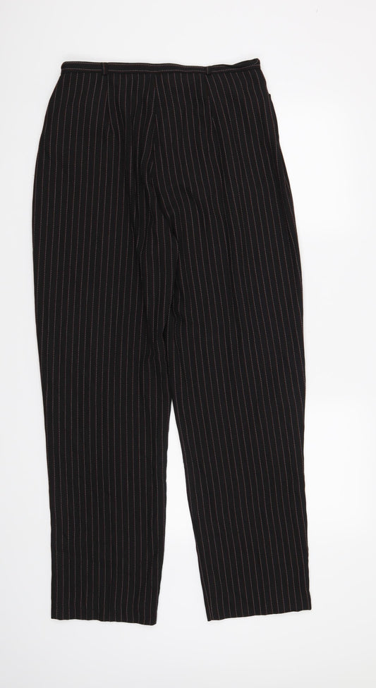 De Keyser Womens Black Trousers Size 14 L30 in
