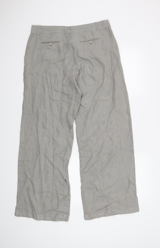 Phase Eight Womens Grey Trousers Size 12 L30 in