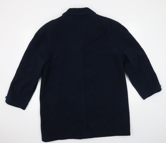 Kliss Womens Blue Jacket Coat Size 16