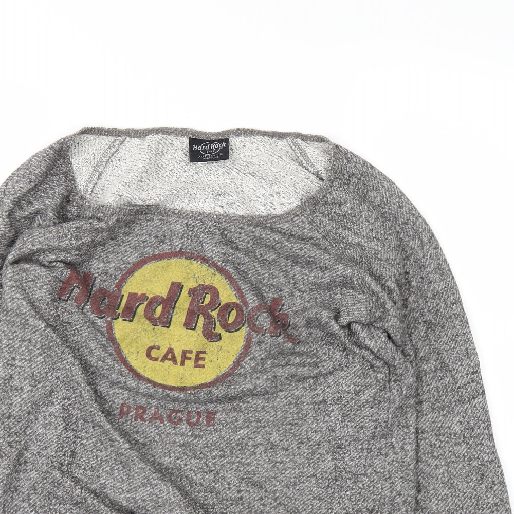 Hard Rock Womens Grey   Pullover Jumper Size S