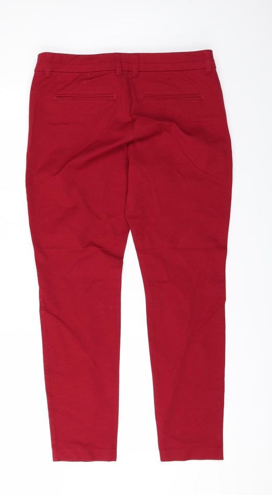 Gap Womens Red Straight Jeans Size 10 L26 in