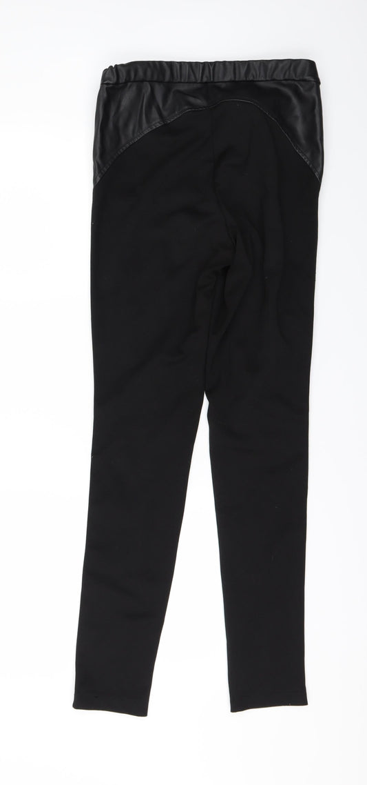 BiBA Womens Black Trousers Size 10 L26 in