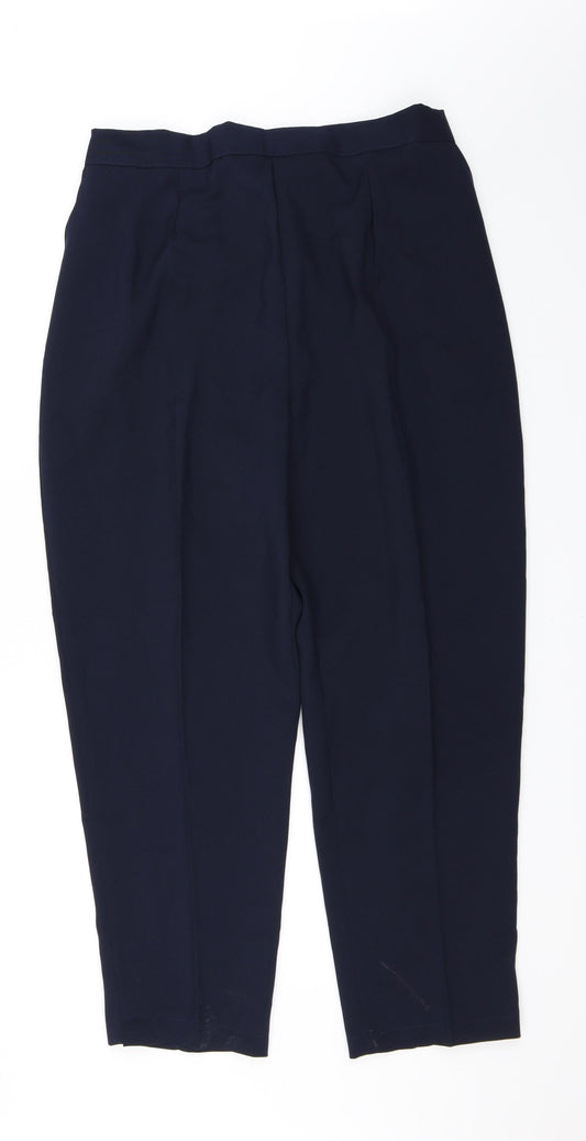 Preworn Womens Blue Trousers Size 23 L28 in