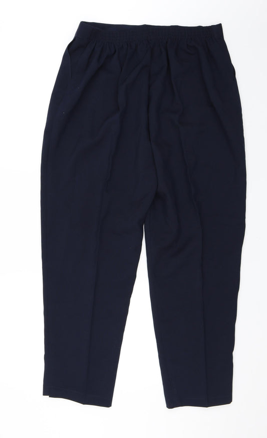 Preworn Womens Blue Trousers Size 23 L28 in