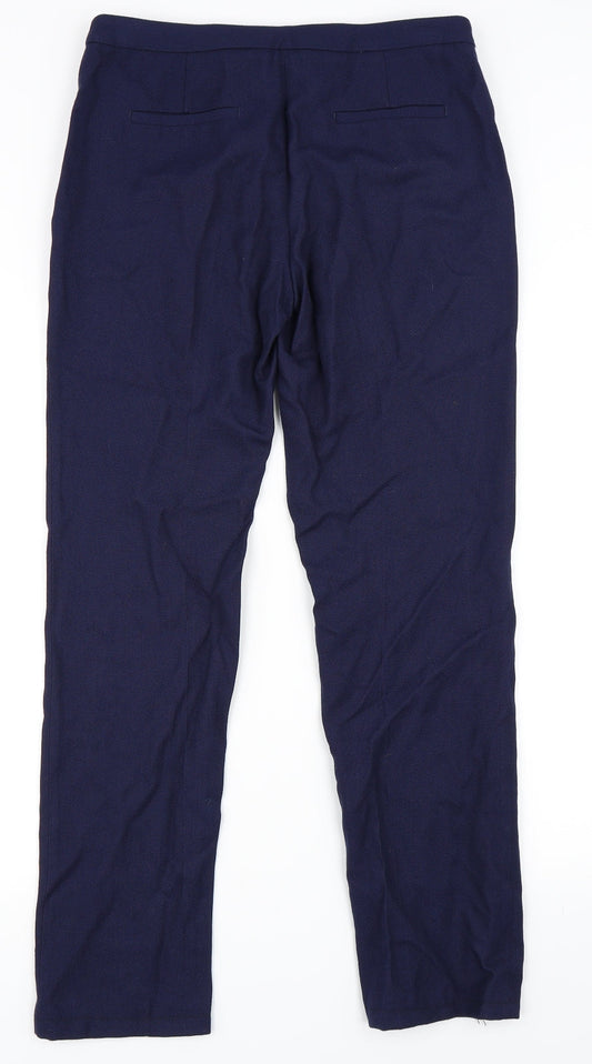Zara Womens Blue Trousers Size S L29 in