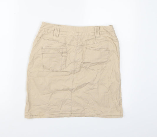U2 Ladies Womens Brown A-Line Skirt