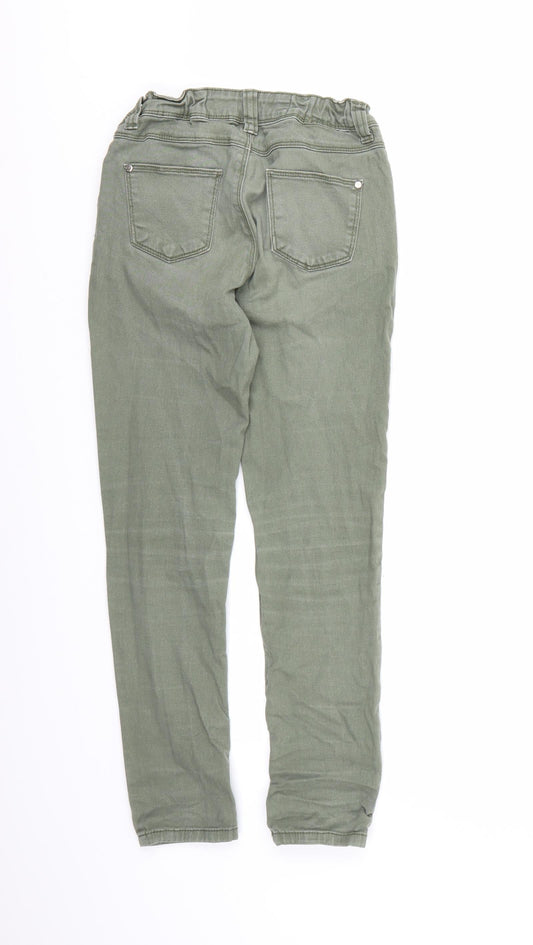 Denim Co. Girls Green Denim Skinny Jeans Size 10-11 Years