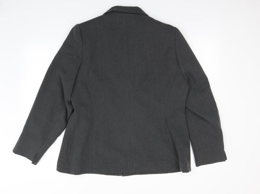 George Mens Grey Jacket Blazer Size S