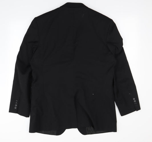 Preworn Mens Black 3 Piece Blazer Size L