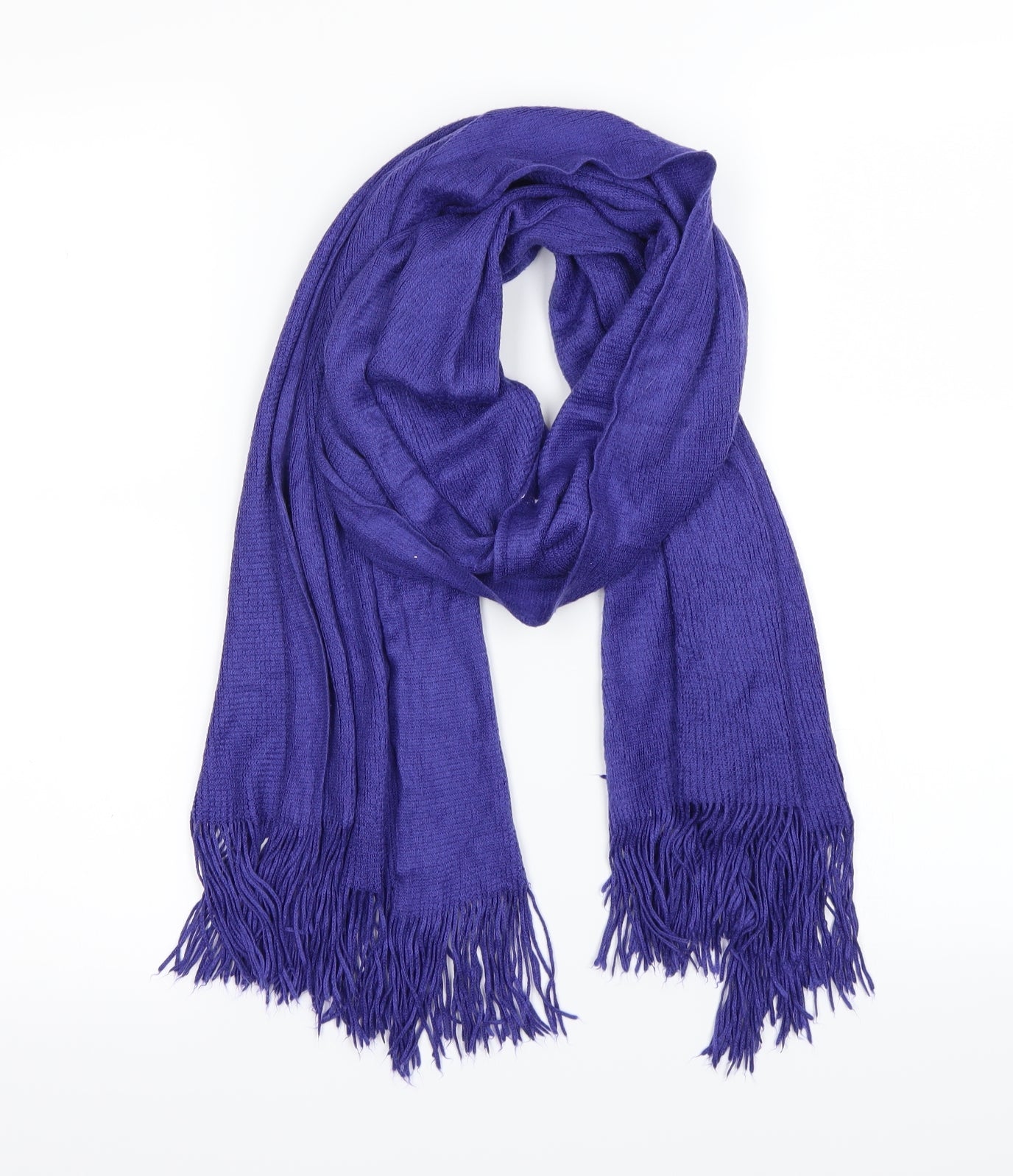 Preworn Unisex Blue Scarf