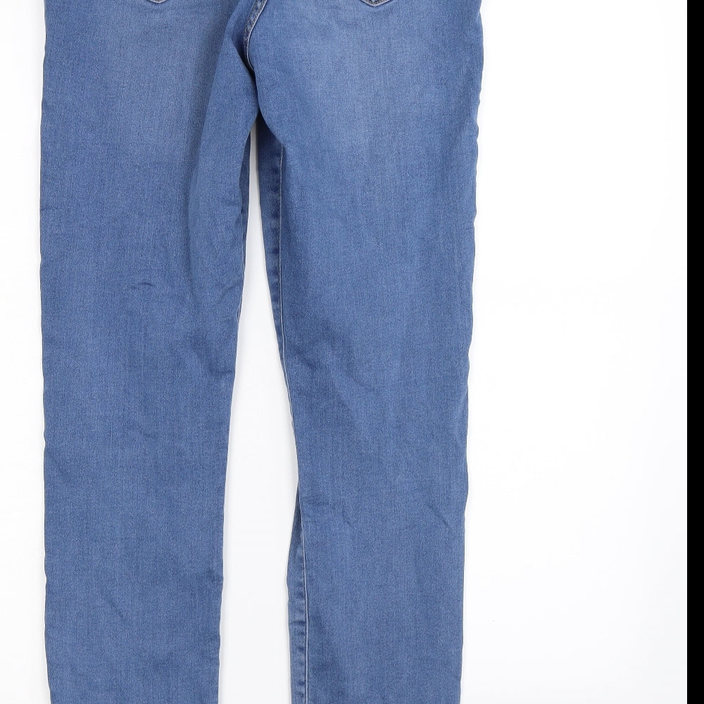 &Denim Womens Blue Denim Skinny Jeans Size M L32 in