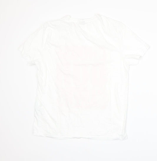 ASOS Womens White Basic T-Shirt Size S