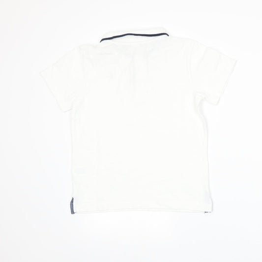 Gymboree Boys White Basic Polo Size S