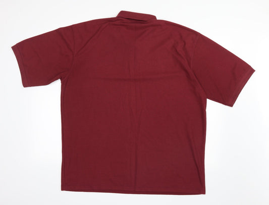 Royalty Mens Red Polo Size 2XL