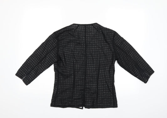 Preworn Womens Black Jacket Size M