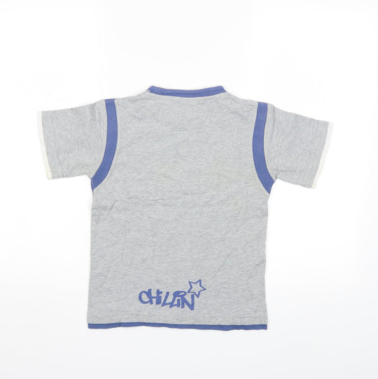 Adams Boys Green Basic T-Shirt Size 7 Years