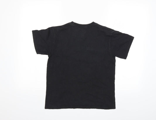 Angry Birds Womens Black Basic T-Shirt Size 10