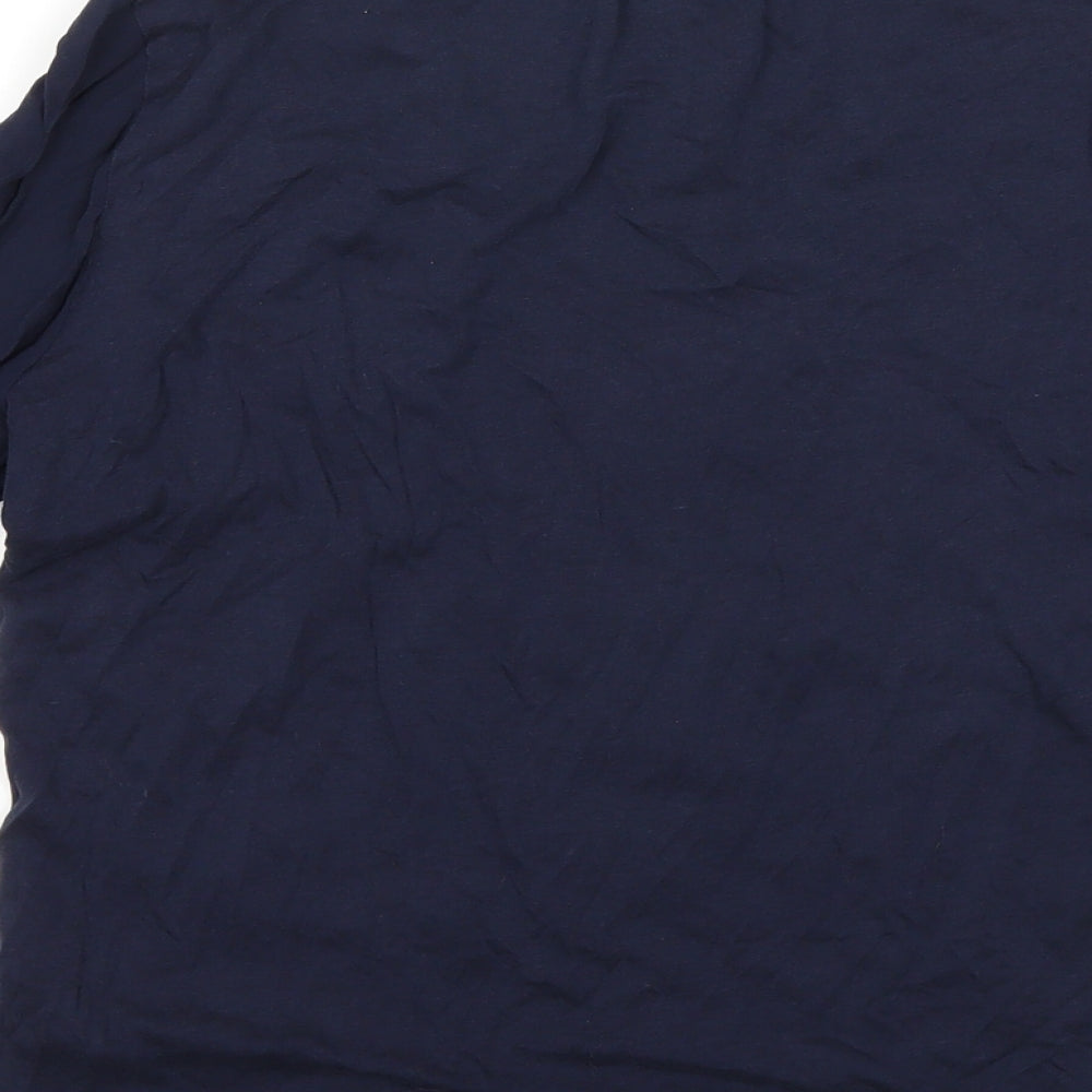 Massimo Alba Womens Blue Basic Blouse Size XS