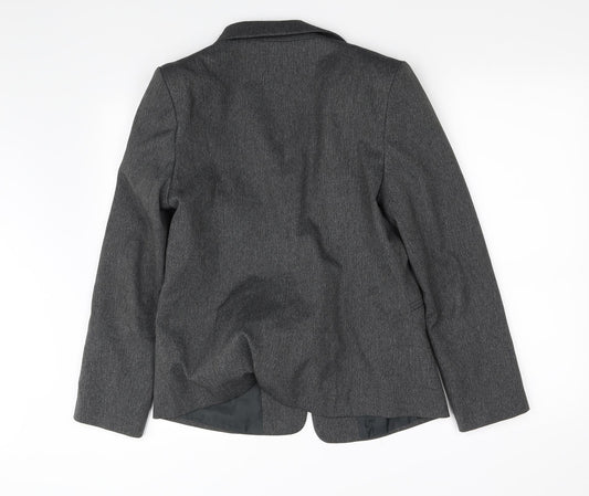 Papaya Womens Grey Jacket Blazer Size 12