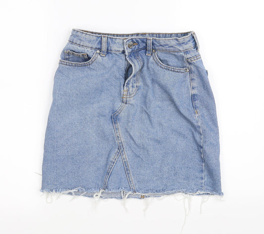 Denim & Co. Womens Blue Hot Pants Shorts Size 8