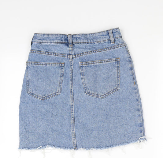 deniem co Womens Blue Hot Pants Shorts Size 8