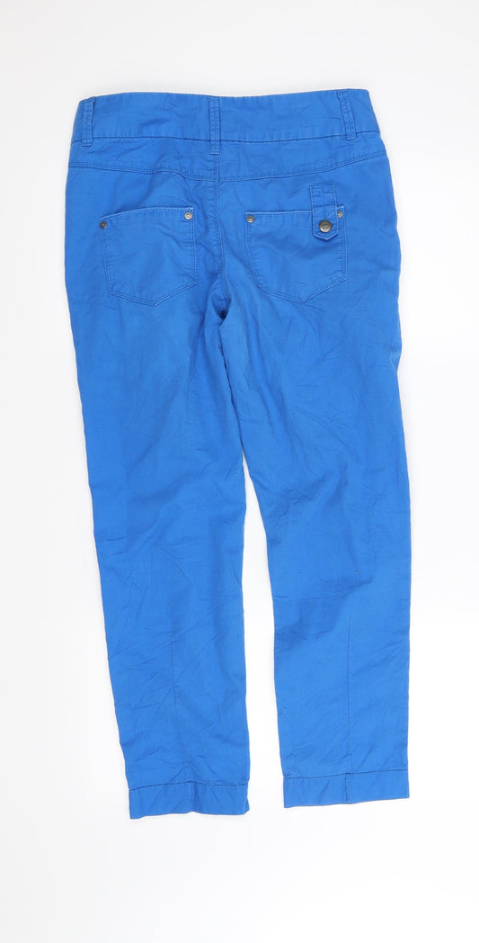 only designer Womens Blue Trousers Size M L32 in