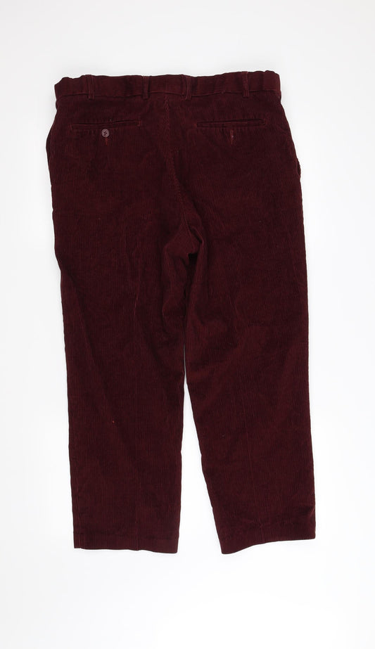 pre worn Womens Red Trousers Size 36 in L26 in