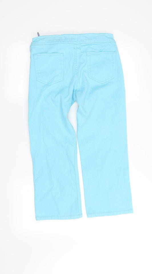 Oasis Womens Blue Straight Jeans Size 10 L23 in
