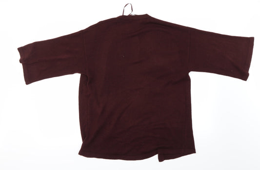 Dorothy Perkins Womens Brown Cardigan Jumper Size 8