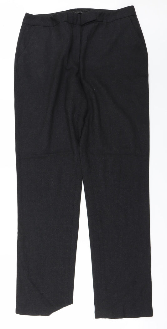Elie Tahari Womens Grey Trousers Size 12 L28 in