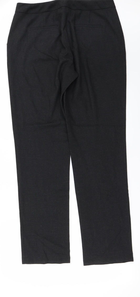 Elie Tahari Womens Grey Trousers Size 12 L28 in