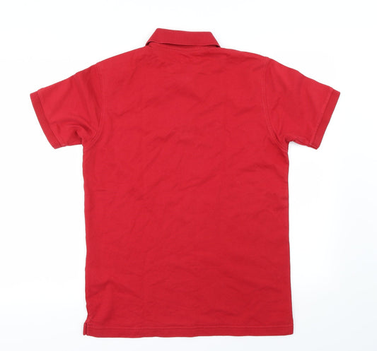 Preworn Mens Red Polo Size S