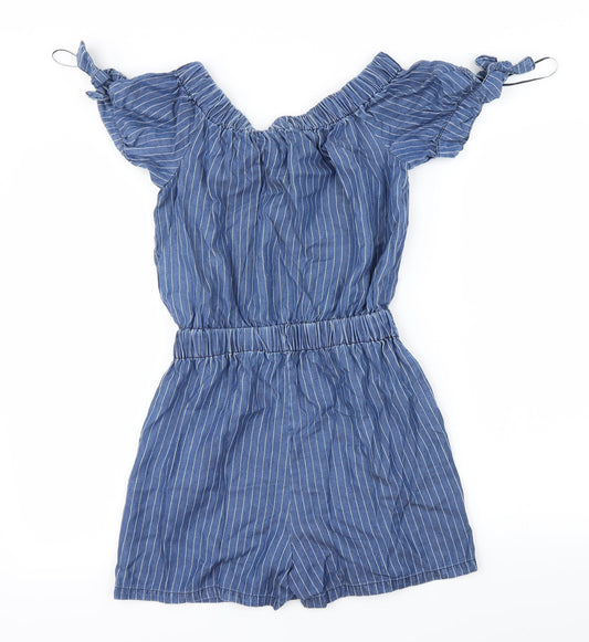 Zara Womens Blue Jumpsuit One-Piece Size 4