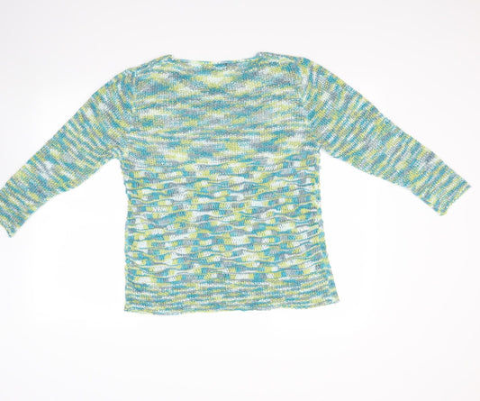 Just Elegance Womens Multicoloured Pullover Jumper Size M