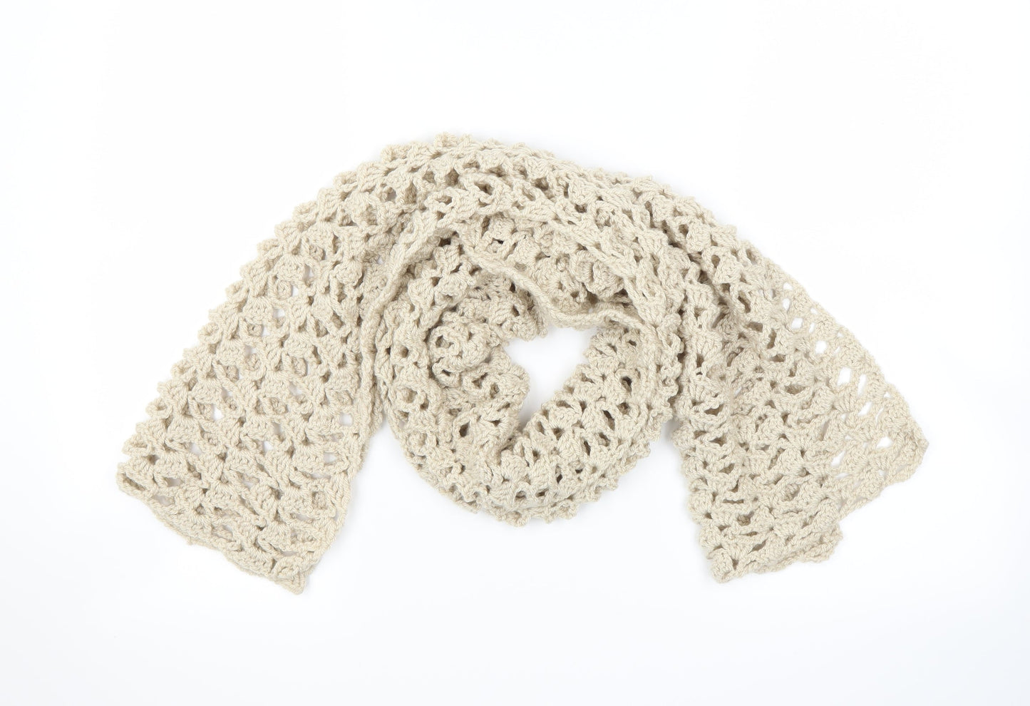Preworn Womens Beige Scarf