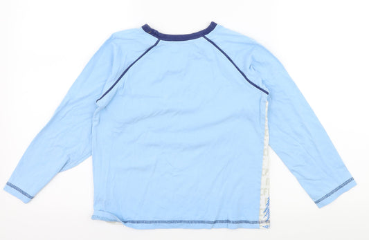 Character Boys Blue Geometric Jersey Pyjama Top Size 8 Years - Manchester City Football Club