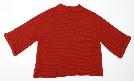 Matalan Womens Orange Pullover Jumper Size XL