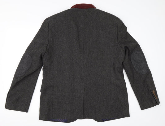 George Mens Grey Jacket Blazer Size 42